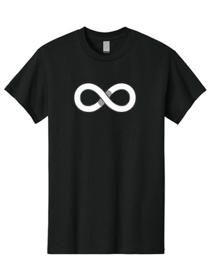 Infinity-Symbol-7 Mens Graphic Tee, 100% Cotton, Casual Summer Wear
