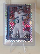 2025 Topps Chrome - Rookies Elic Ayomanor #336 X-Fractor (RC)