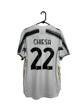 Juventus Chiesa #22 2020/21 Large Home Authentic Shirt Adidas BNWT GJ7601