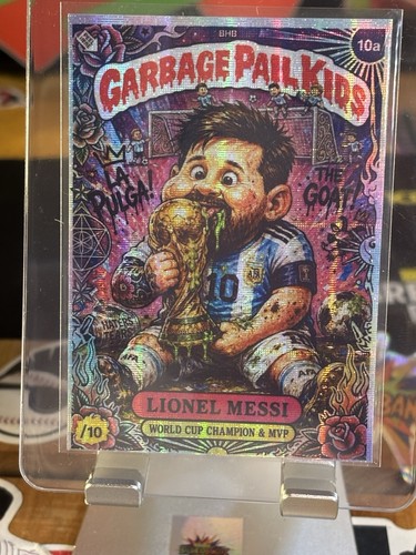 Lionel Messi GPK  /10 Refractor Art Card 2026 World Cup by baldheadbangerz