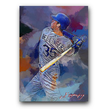 Cody Bellinger #12 Art Card Limited 35/50 Vela Signed (Los Angeles Dodgers)