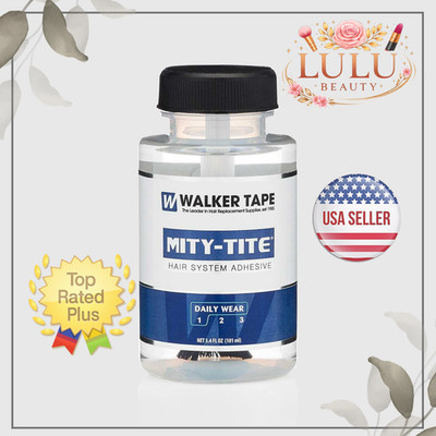 Walker Tape Mity-Tite Hair System Adhesive - 3.4oz, Brush-On