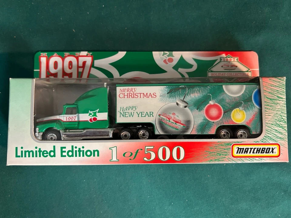 1997 Matchbox Christmas Hauler 1 of only 500 Made 1997 Holiday Collectible - Image 2 of 4