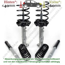 H&R 31004-1 Cup-Kit Sportfahrwerk 60mm & 40mm Tieferlegung