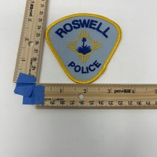 Roswell Police Department New Mexico NM Patch Vintage Uniform Historical