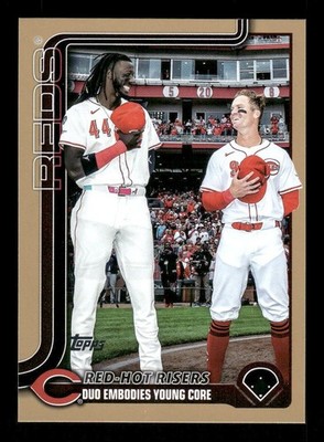 2025 Topps Update Gold #US331 Elly De La Cruz/Matt McLain /2025
