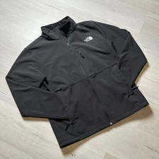 The North Face Men  s Apex Softshell Jacket Black Size Medium WindWall Zip Up