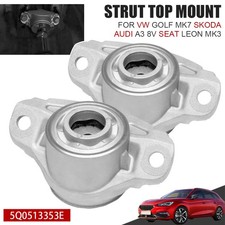 2x Rear Suspension Shock Absorber Strut Top Mounts for Audi VW Skoda 5Q0513353G