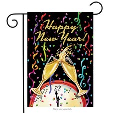Briarwood Lane Happy New Year Garden Flag