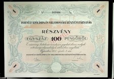 SAMMLUNG HISTORISCHE WERTPAPIERE UNGARN 1876/1946, 10 versch. alte Aktien