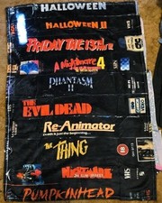 VHS TAPE, Horror Movie Plush Throw 3x2 Free S...