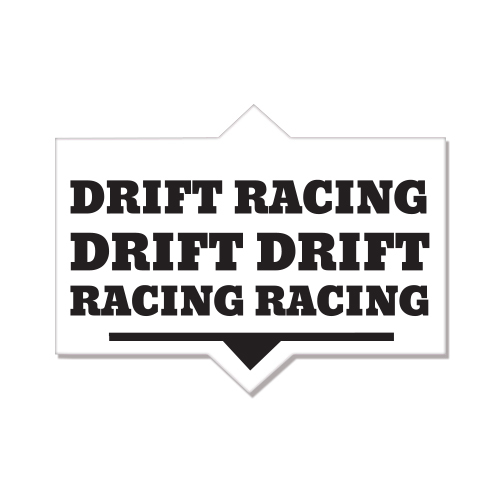 Drift Racing Drift Drift Racing car bumper sticker decal 5" x 4" Drift Racing Drift Drift Racing car bumper sticker decal 5" x 4"