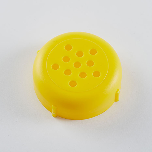 Cheese Shaker Tops-Plastic- Rust & Dent Free Forever Lids (12 Count) Yellow 270Y