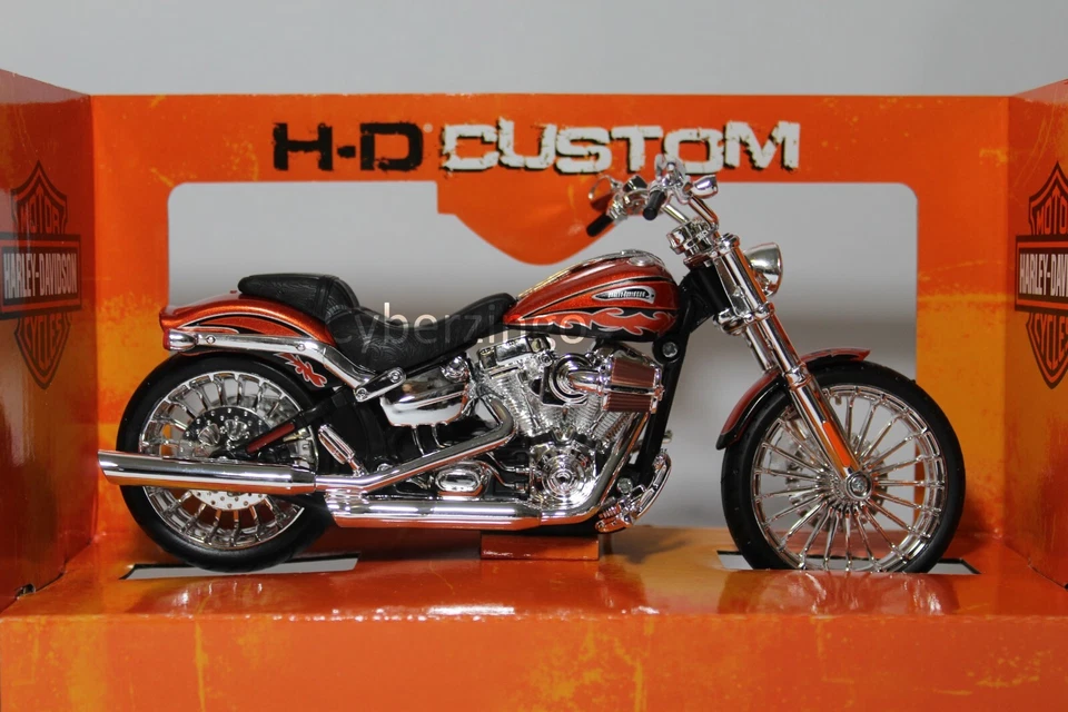 Modelo de motocicleta Maisto Harley Davidson 2014 CVO Breakout escala 1:12 - Imagem 2 de 4