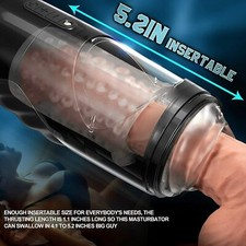 Automatic-Thrusting-Rotating-Male-Masturbaters-Cup-Stroker-Handsfree-Lubricants