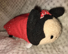 Disney Pencil Pen Case Minnie Mouse ''Tsum Tsum'' Stuffed Plush Make up Pouch