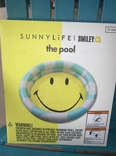 Sunnylife Inflatable Smiley Face Pool 65  x 1...