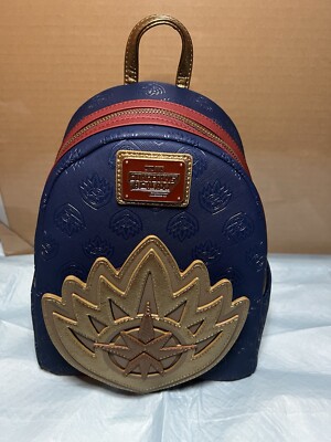 Loungefly Marvel Guardians of the Galaxy 3 Ravager Badge Mini Backpack & Wallet Loungefly Marvel Guardians Of The Galaxy 3 Ravager Backpack  main image 4