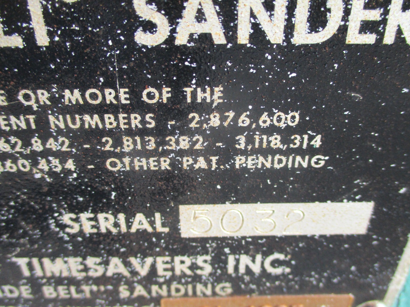 TIMESAVER TOP 18 SPEEDBELT WIDEBELT SANDER BY TIMESAVERS INC. FOR WOOD