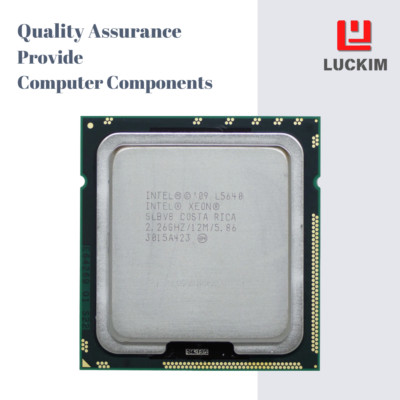Intel Xeon L5640 CPU - Socket LGA 1366 6 Cores 12 Threads 2.26GHz 12MB L3 Cache