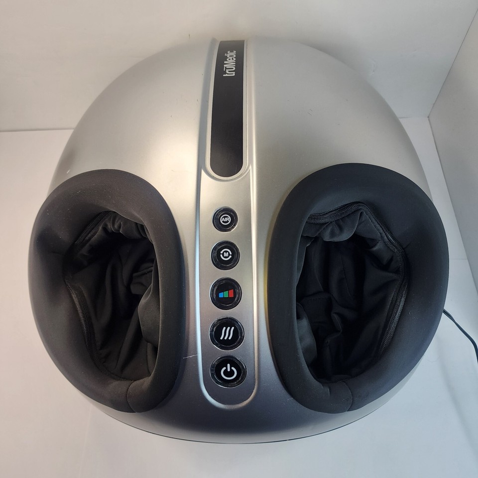truMedic TMIS4000 Shiatsu Foot Massager Silver w/Black Base Works