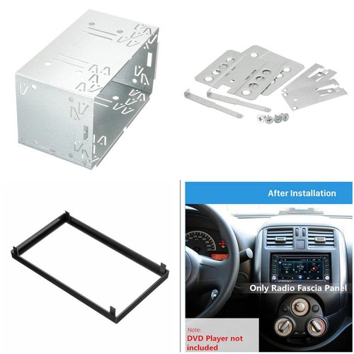 Fascia Panel Mounting Double 2 Din Installation Frame Kits For Car ...
