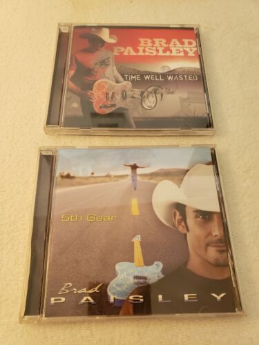 Brad Paisley's CDs (2) Time Well Wasted, 5th Gear - Afbeelding 1 van 3