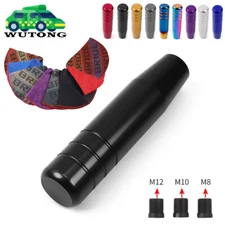 18CM JDM Aluminum Car Gear Shift Knob + Bride Hyper Fabric Shift Boot Cover