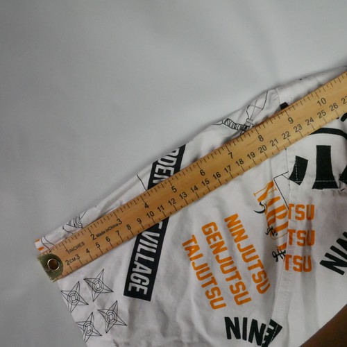 Camicia bianca con bottoni Naruto Shippuden Collection uomo taglia M Ninja Academy - Foto 10 di 11