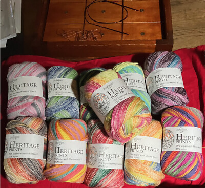 Cascade Heritage Prints sock yarn  - choice 13 colorways