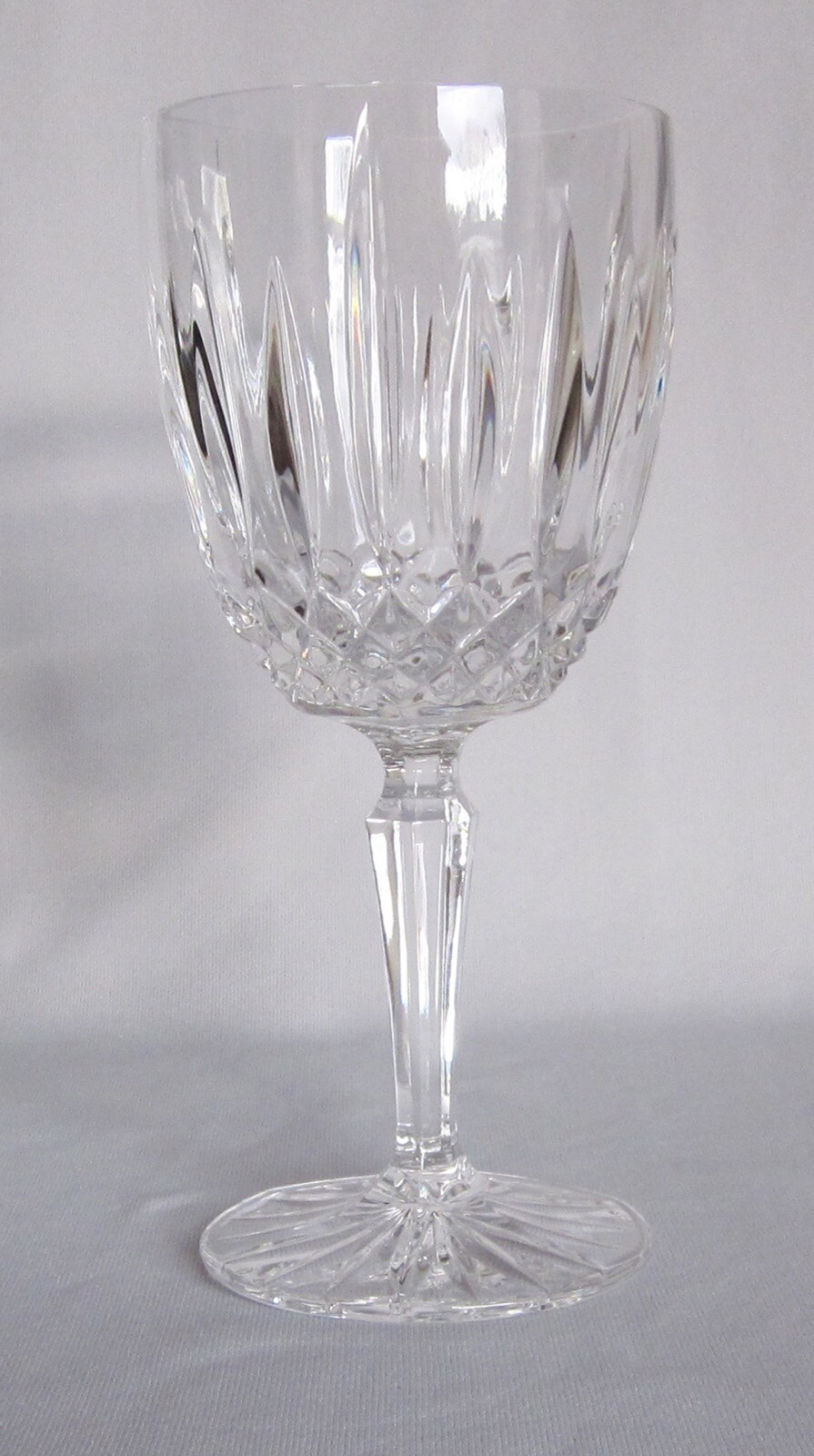 Water Goblet Glass Mikasa Crystal Old Dublin Pattern 7