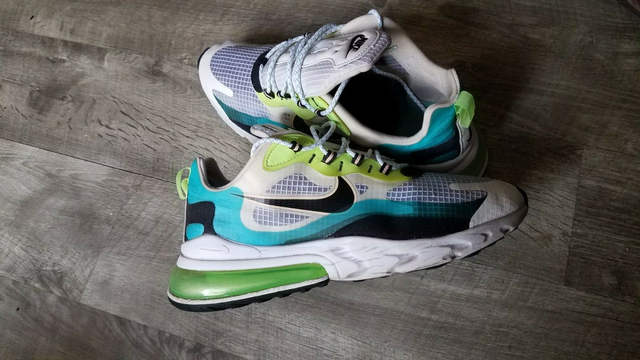 Size 12 Nike Air Max 270 React Se Oracle Aqua For Sale Online Ebay