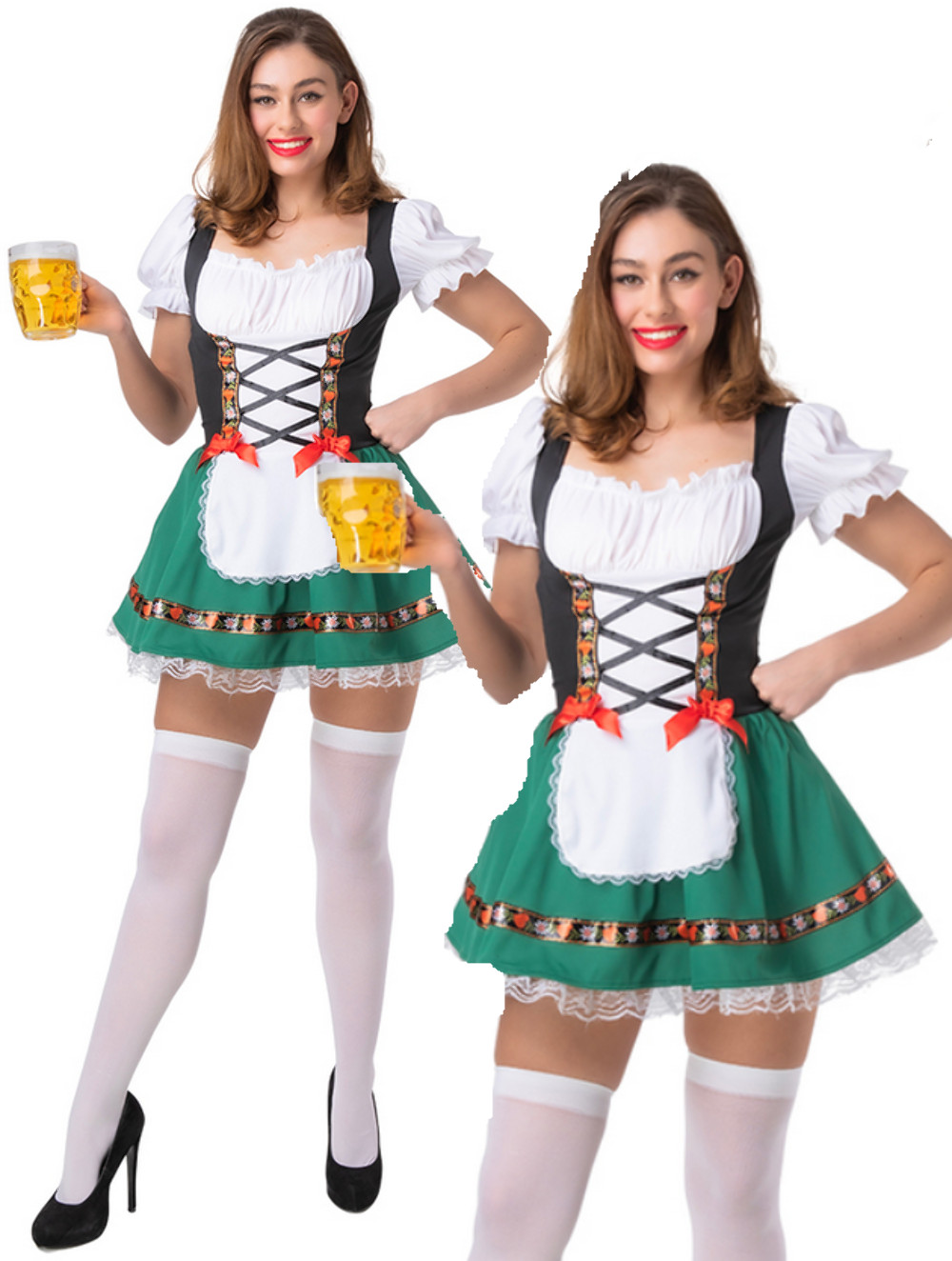 Oktoberfest Cerveza Niña Alemán Festival Disfraz Mujer Moza