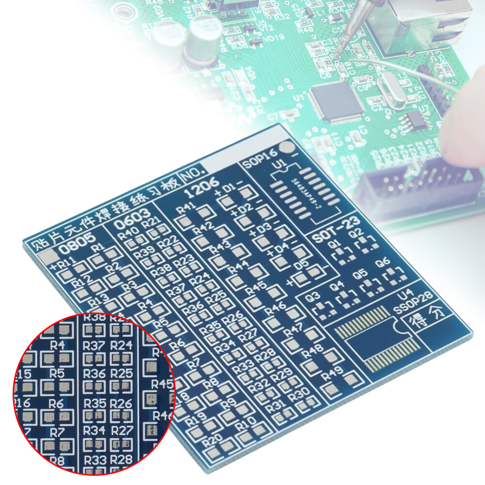 SMT Schweiß-Übungsboard Für Elektronik-Einsteiger – DIY Kit Zum Löten Lernen