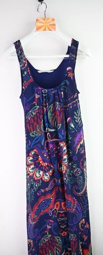 Desigual "Global traveller" paisley multi coloured maxi dress size EU38/UK10 - Picture 3 of 14