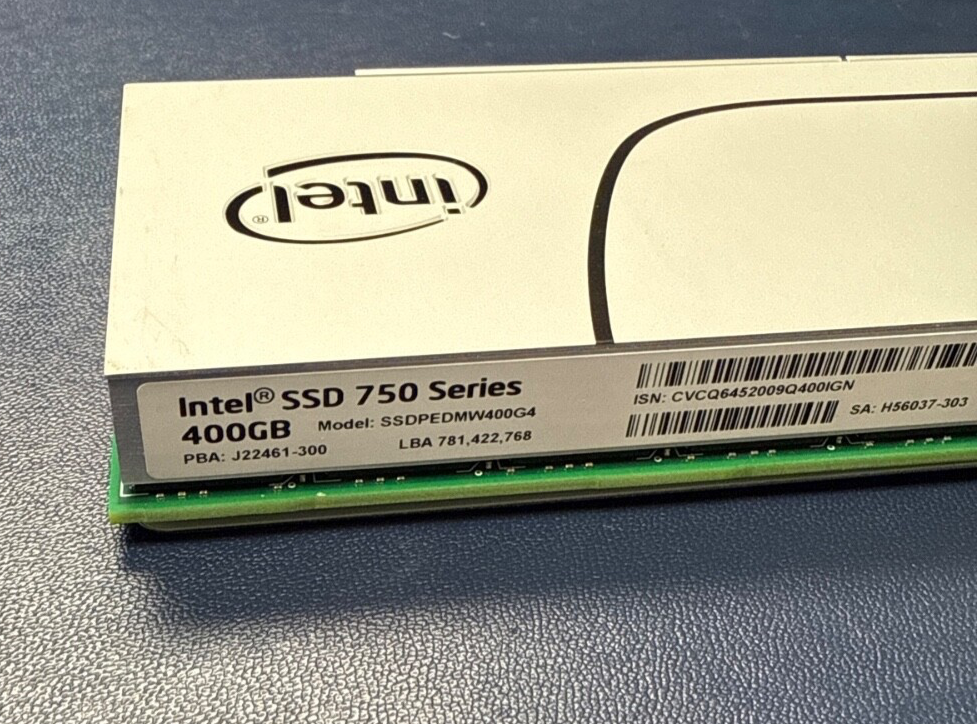 Intel SSDPEDMW400G4 Intel SSD 750 Series 400GB PCIe MLC Hard Drive Card