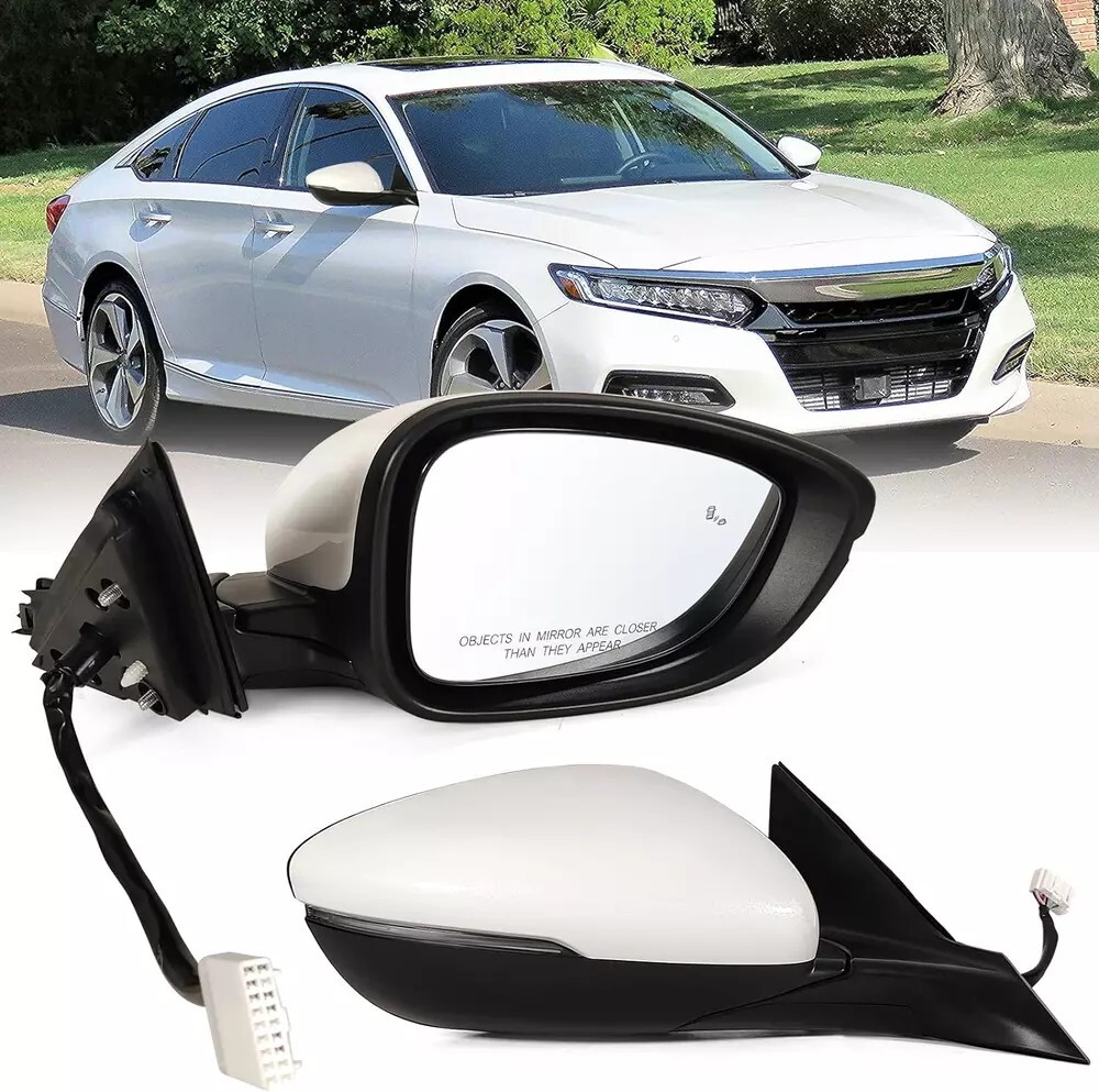 2018-2022 Honda Accord Heated Power Glass Right Passenger Side Mirror Replacement