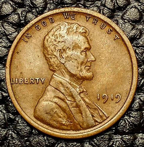 1919-P Lincoln Cent ~ VERY FINE (VF) Condition ~ COMBINED SHIPPING!