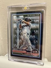 2023 Panini USA Baseball Stars & Stripes Team Logo Prizm /50 Maxwell Clark #42