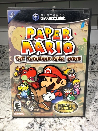 PAPER MARIO The Thousand Year Door (Nintendo Gamecube 2004) CIB Complete TESTED