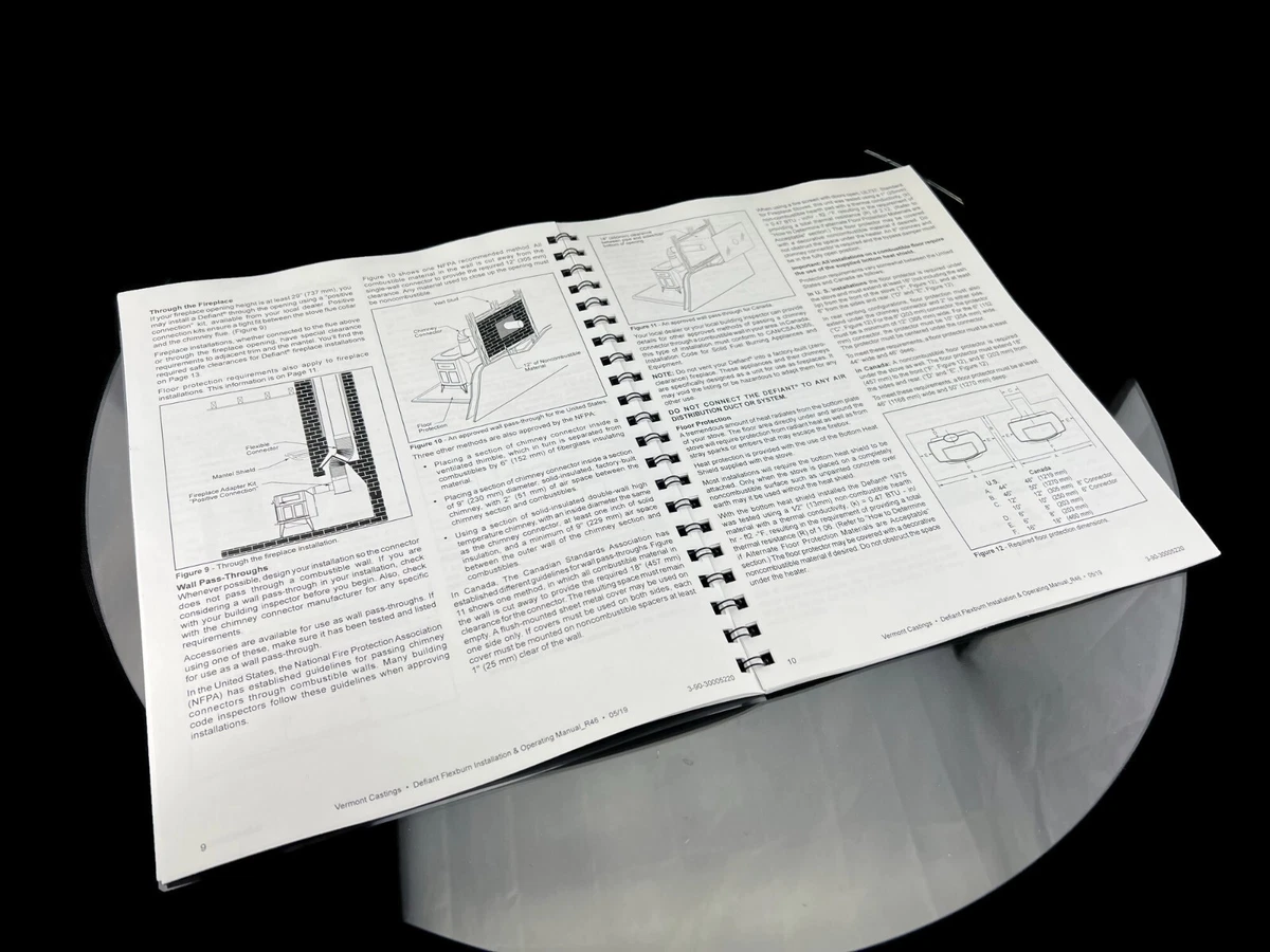 Vermont Castings Defiant FlexBurn Model 1975 Owners Manual For Wood Stove |  eBay