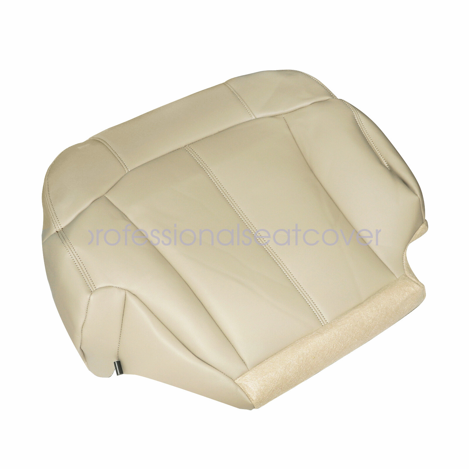 Both Side Bottom & Top Tan Leather Seat Cover With Foam For 00-02 Chevy Suburban