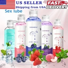 Fruit Flavor Sex Lube Lubricant Gel Water Based Edible Mild Oral Massage Oil NEW