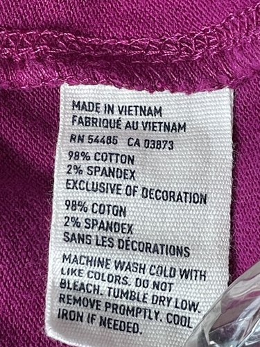 American Eagle Outfitters Women’s Fitted Polo Shirt Large Fuchsia Pink AEO - Picture 9 of 11