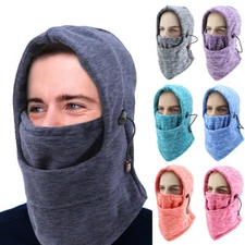 Winter Windproof Thermal Mask Fleece Neck Warmer Balaclava Skiing Full Face Mask
