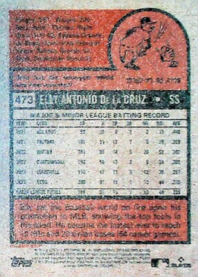 2024 TOPPS HERITAGE #473 ELLY DE LA CRUZ ROOKIE CARD CINCINNATI