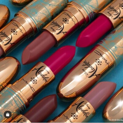 NIB MAC Disney ALADDIN Collector's Vault ~ Lipstick, Lipglass