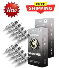 Wormhole Tattoo Cartridge Needles 50Pcs Assorted Disposable Tattoo