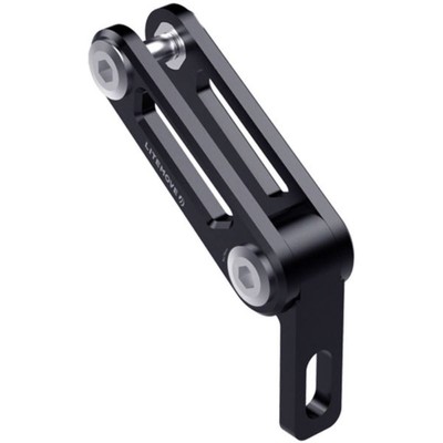 LITEMOVE Halterung Frontlicht Gabelmontage verstellbar schwarz ca. 28,9g Fahrrad