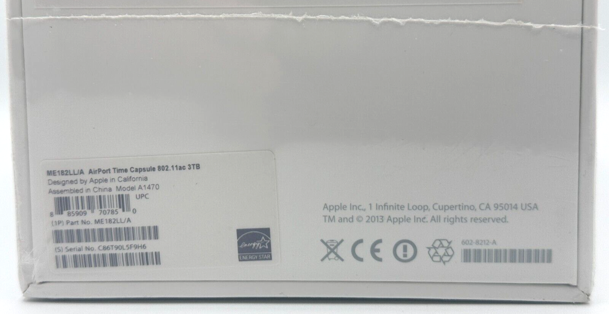 Apple AirPort Time Capsule 3TB External Hard Drive A1470 Factory